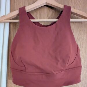 Lululemon Wunder Train Bra Mulled Wine